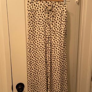 Beach Riot Leopard pajama pants Sz small